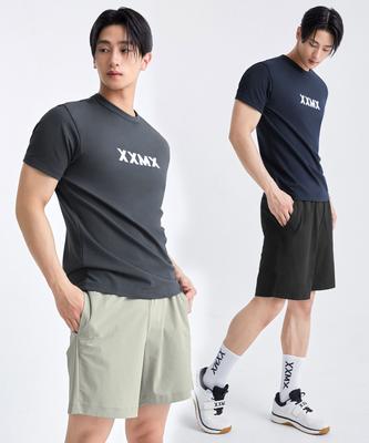 XEXYMIX [2Pack] Muscle Fit Dual Light Short Sleeve Xmmst01H2