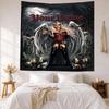 Gothic Illustrations Custom Your Name Wall Decor Tapestry Art For Pet Memorial Birthdaywedding Party Backdrop Family Gift