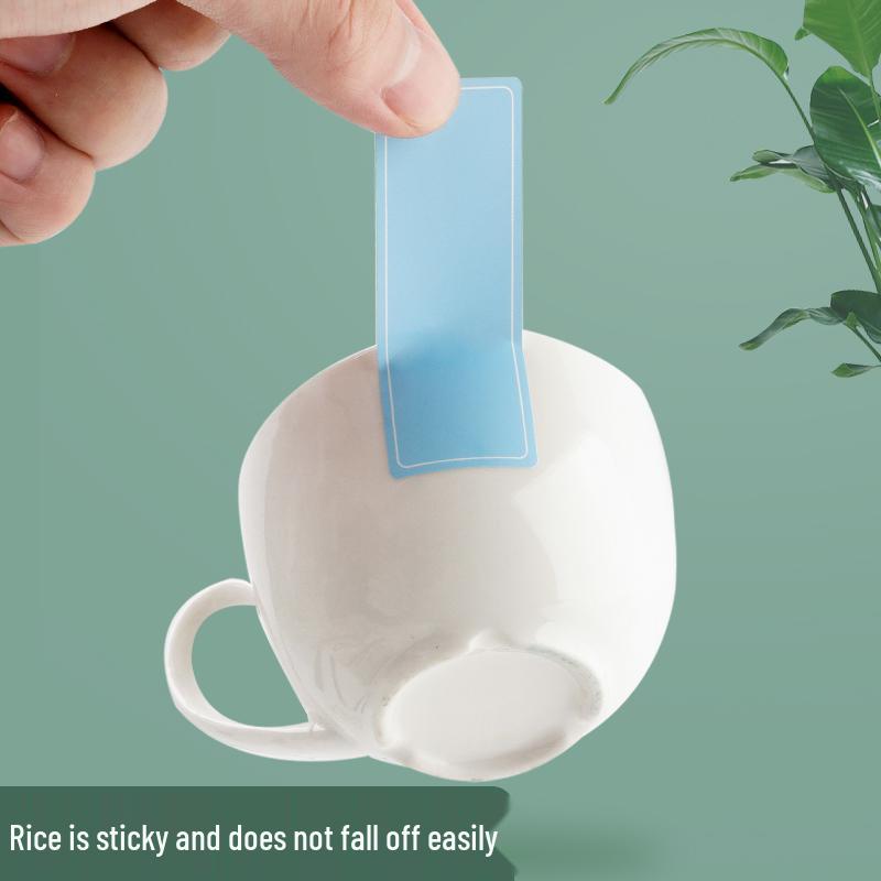 Vattentäta Söta Skrivbara Självhäftande Färgade Etiketter Namnetiketter för Hushållsmärkning