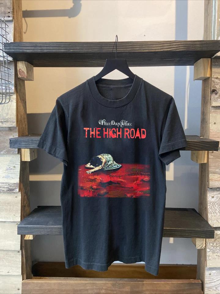 

Vintage Three Days Grace The High Road Shirt Black S-5XL FF058 Unisex T-Shirt L
