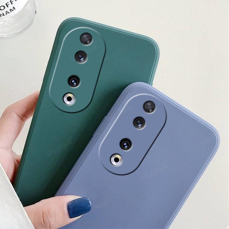 Für Huawei Honor 90 Hülle Honor 90 Pro 5G Capa Stoßfestes Handy Rückseite Bumper TPU Luxus Flüssigsilikon Weiche Hülle Honor 90 Fundas