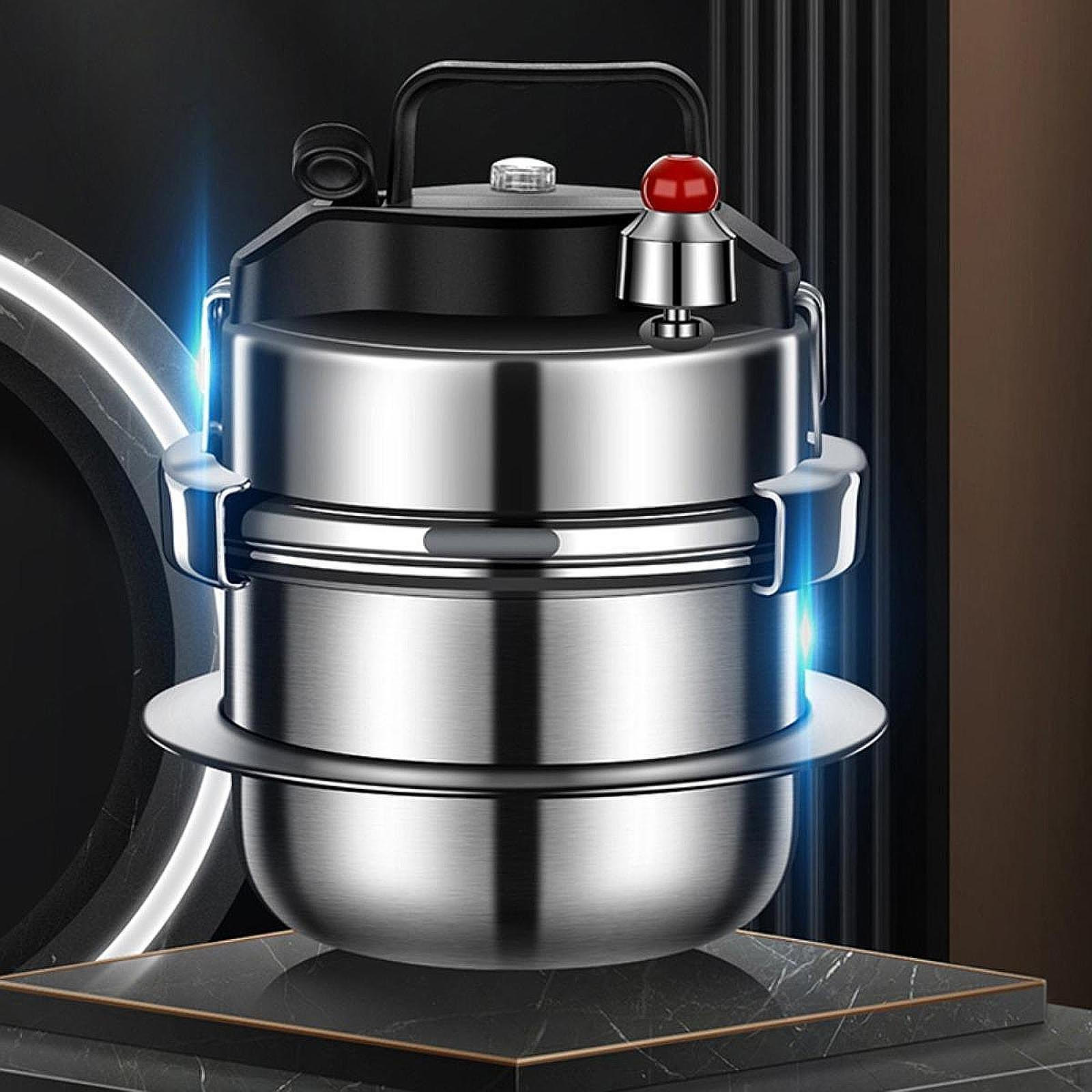 Pressure Pot Soup Cooking Stainless Steel for Outdoor Camping Home