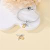 Authentic Original Copper Metal Charm Bead Components Luxury Yellow Cross Pendant Bead Component Bible Bead Components Compatible With Bracelet High