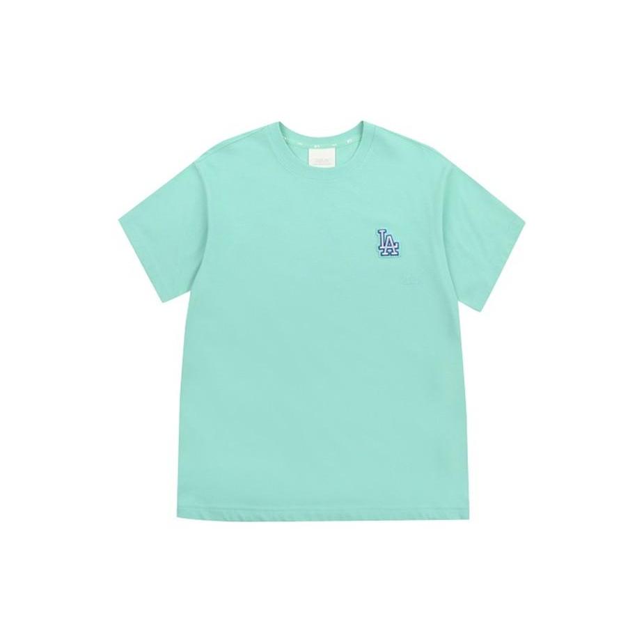 MLB T Shirts Unisex Mint Green Crew Neck Moderate Straight Fit 31TS31131-07T S