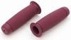 ACTIVE Motorcycle Grater Dark Overall 124mm 15301601RED (153GARAGE) Grips, 22.2 (Non-Through Type), Barrel-Shaped Grips, Red, Length (Inner Length