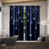 2 Pcs Diamond pendant print curtains,suitable for bedroom,living room kitchen decoration,home decoration,window decoration