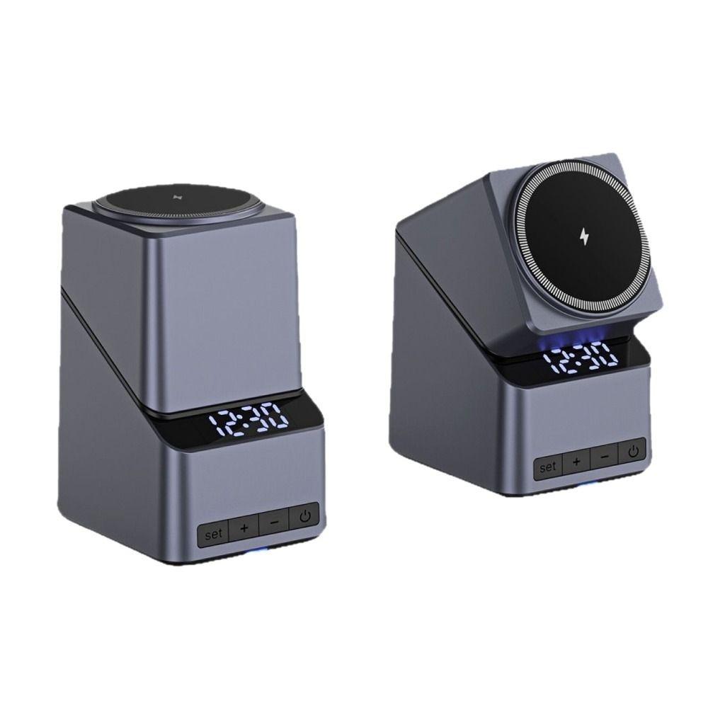 

Зарядная станция 4 в 1 для часов и наушников, электрическая подставка для зарядки телефона серый