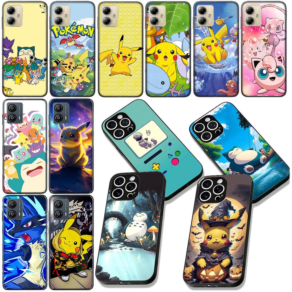 Jigglypuff P-Pikachus P-Pokemons Cover for Apple iPhone 16 17 Air 14 15 Pro Max Plus 16+ 16E 14+ ProMax Casing Coque Case
