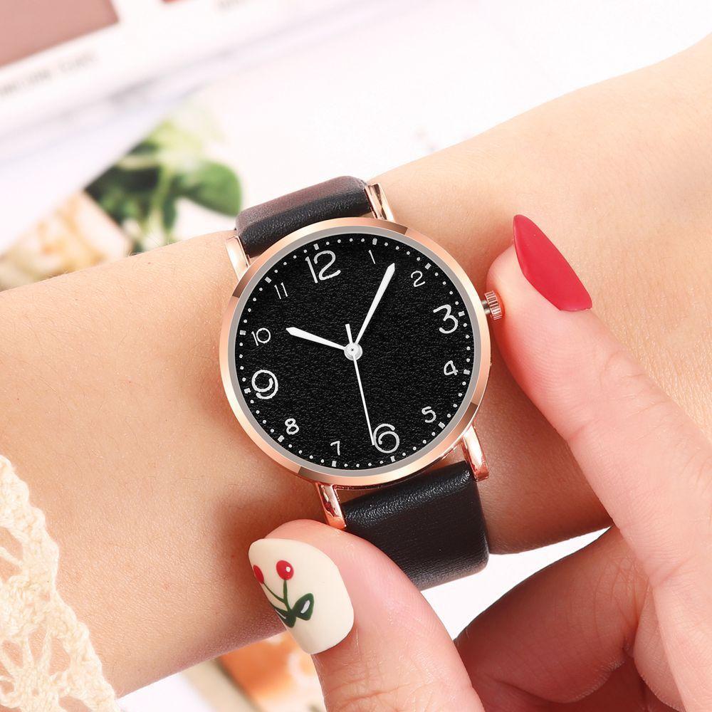 Simple And Stylish Digital Women'S Watch Women'S Watch Belt Quartz Watch
