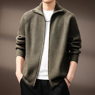 Herren Retro Schwergewicht Strickjacke Pullover - Winter Style