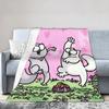 Humorous Cartoon Cat Simons Cat Flannel Throw Blanket  Blanket for Bedding Outdoor Lightweight Quilt,