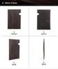 A5 Crazy Horse Leather Notebook Cover with Pen Slot - Handmade Cowhide Simple Wipe-Open Design