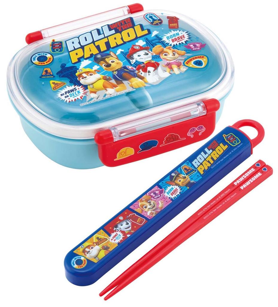 Skater Lunch 1 with Perfect for Filling Antibacterial Made in Paw Patrol 24 Kids' Box, Tier, 360ml, Inner, Dome-Shaped, Kids' Lunches, Treatment,