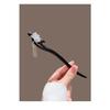 New Chinese Style Elegant Lotus Tassel Black Wood Hairpin Retro Hair Stick Back Head Updo Hair Accessory for Horse Face Skirt Daily Wear