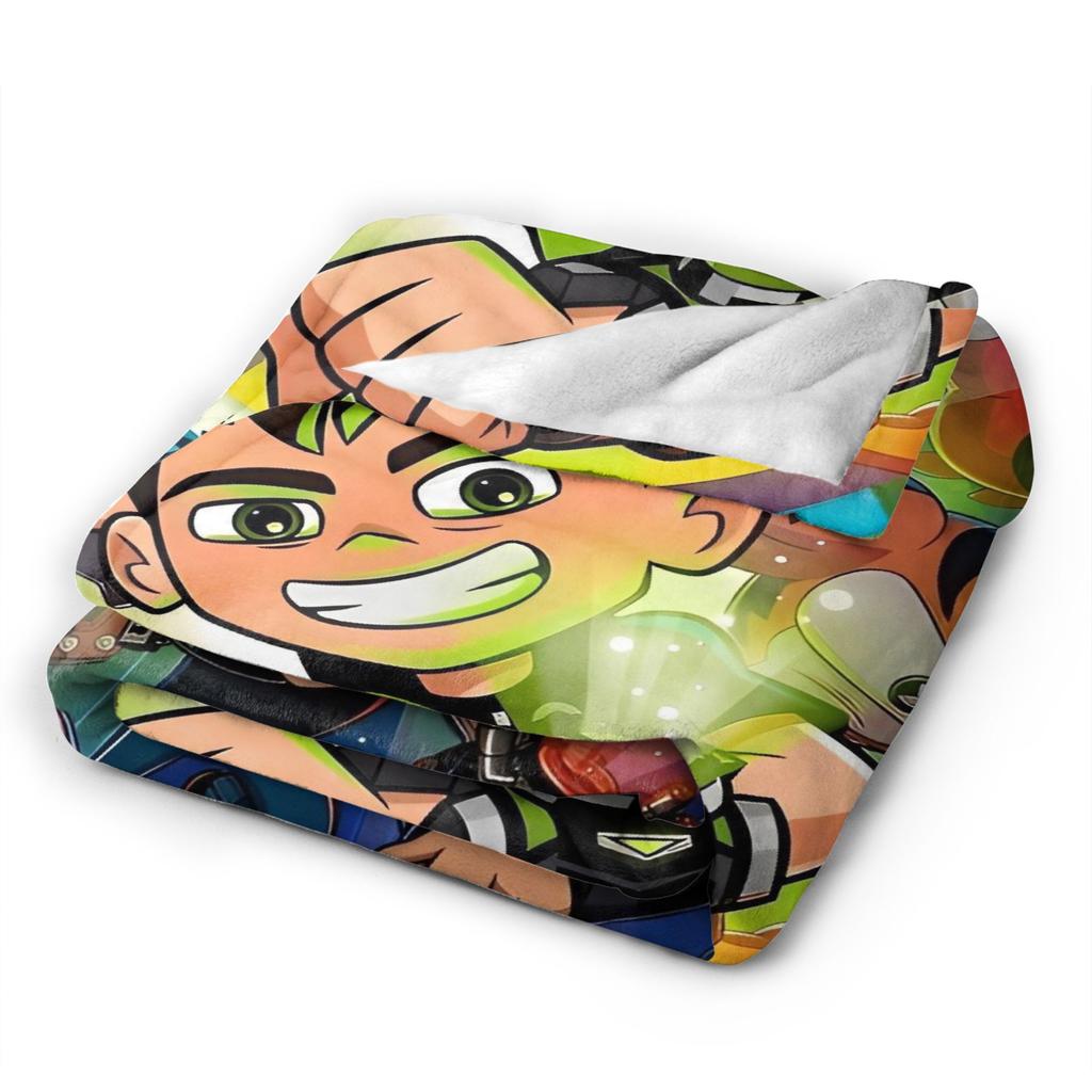 Ben 10 Omnitrix Deky Kvalitní Měkká Přehozovádeka Zimní Dívky Kluci Obývací Pokoj Street Trend Přehoz