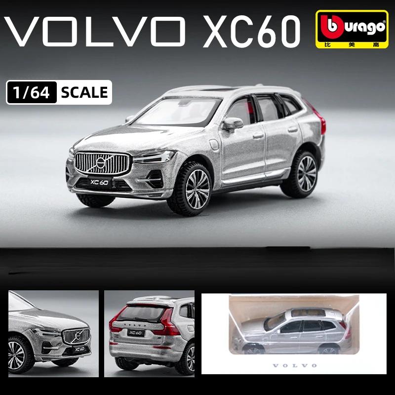 Simulation 1/64 Volvo XC60 XC40 Legierungsauto-Modell Diecast Metallspielzeugfahrzeug Sammlung Miniaturauto Heimdekoration Junge Auto Spielzeug