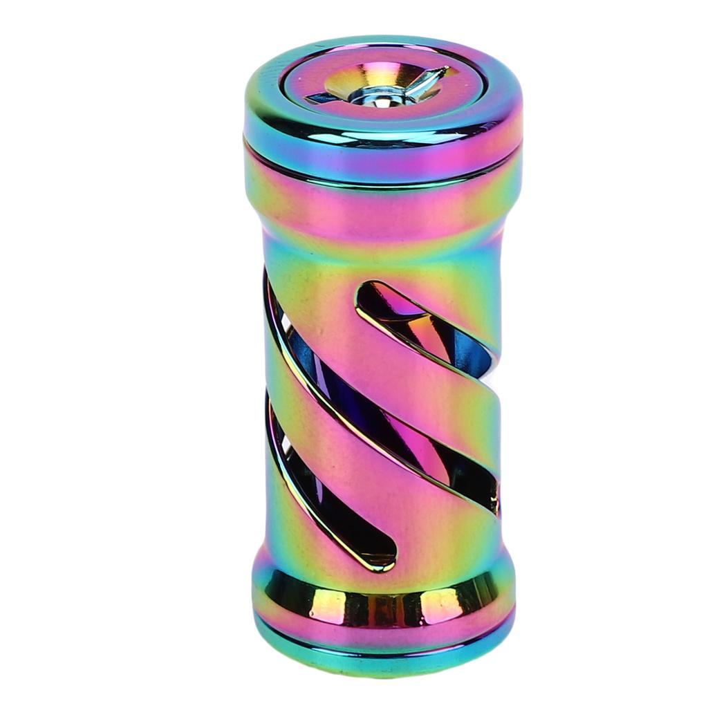 Fishing Reel Handle Knob Fit for S A D Reels Anti Slip Spiral Pattern Fishing Knob Modified Accessory Alloy Colorful