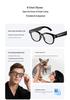 M89S Smart AI Glasses: 8MP Object Recognition, Photo & Video Recording, Translation, Anti-shake, 1080P
