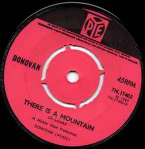

7inch Record DONOVAN There Is A Mountain 7N17403 Pye Records 1967 UK Rock Used