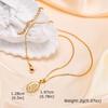 Vnox Virgin Mary Prayer Necklaces For Women Trendy Metal Chain Oval Heart Geometry Pendant Necklace Religious Christ Jewelry
