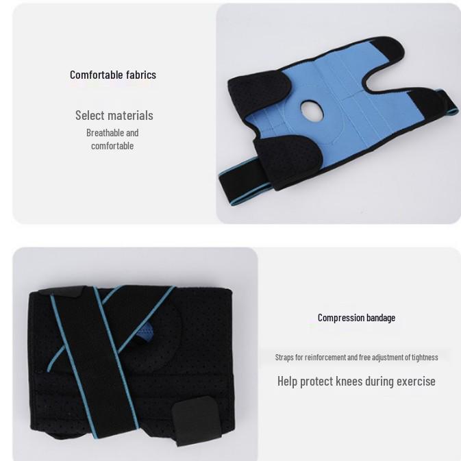 Breathable Silicone Compression Knee Brace for Sports & Mountaineering