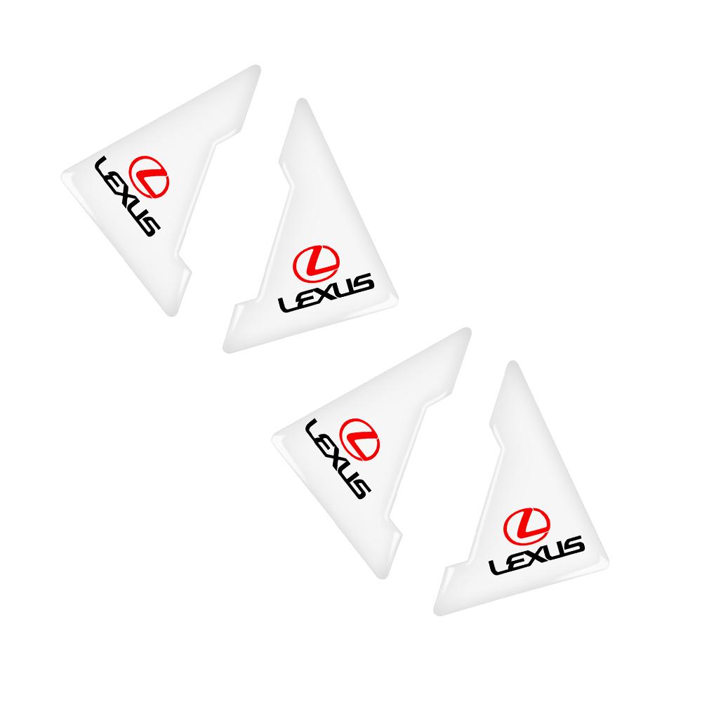 2/4Pcs Transparent Door Corner Anti-collision Stickers Accessories For Lexus LS IS350 ES300h ES300 IS250 IS220d NX350h RX GS350