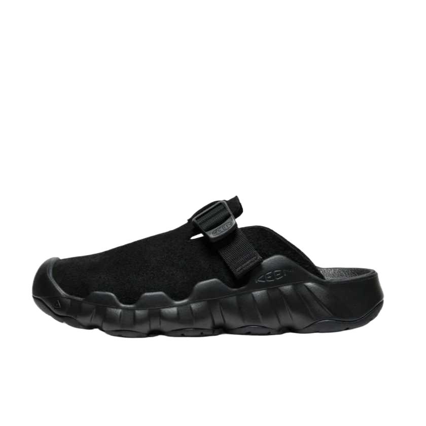 Keen Hyperport Clog Кожаные закрытые тапочки Мужские Черные 1030766 42