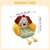 Cute Seat Cushion Gift Home with Backrest Armrest Anti Slip Lazy Sofa for Kitchen Living Room Small Space Bedroom Christmas