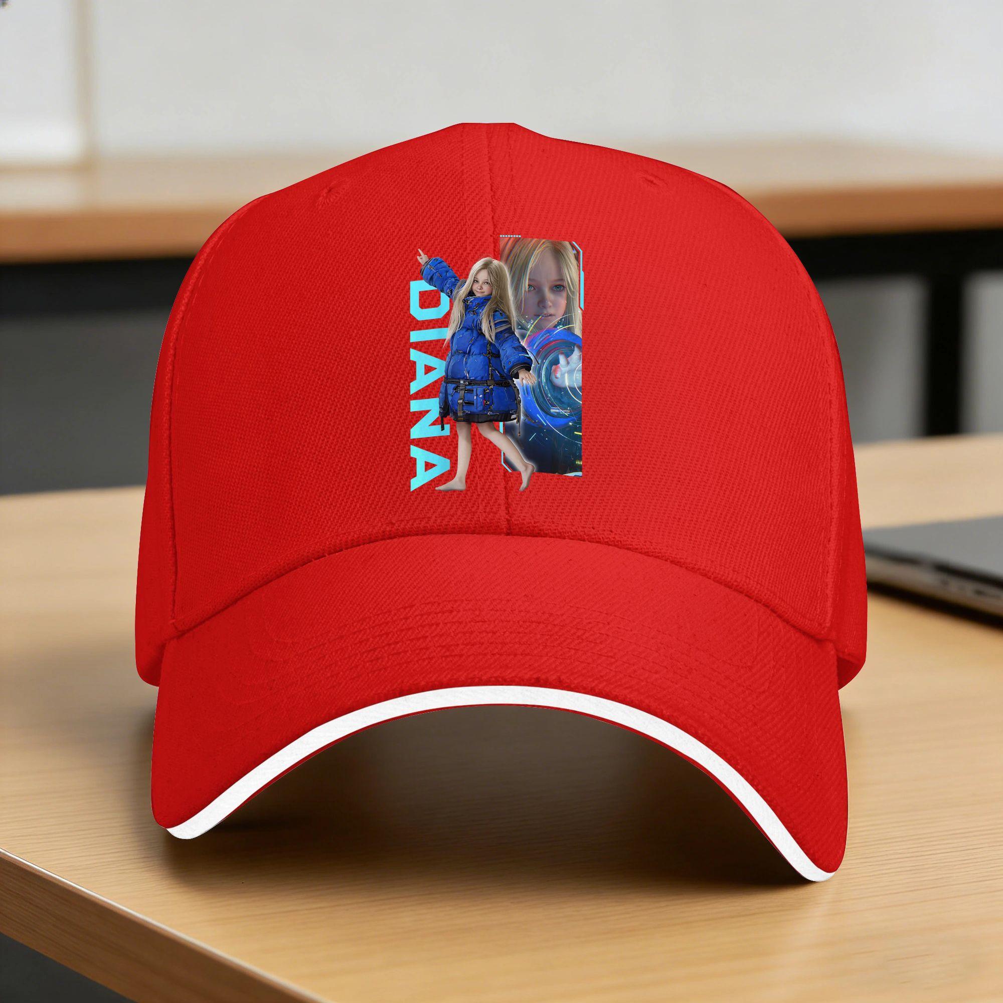 Sun Baseball Cap Pragmata Diana Anime Custom Logo Trucker Hat Dropshipping yk Cool Kpop Rock Baseball Caps One Size