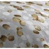 Parure de couette 3P "Louna" 240 x 220 cm Galet Gold Coton Pur - -
