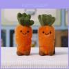 Cartoon Carrot Plush Keychain With Cute Vegetable Design For Kids And Teens