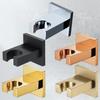 Moderne minimalistische Duschwanne Wassereinlass Verchromt Schwarz Gold Quadratisch Handbrausehalter Festwand Wohnung