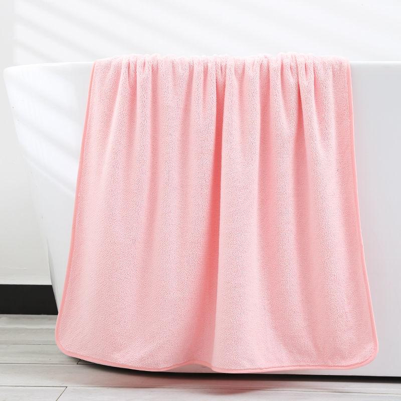 WTEMPO Bath Towel Absorbs Water and Does Not Shed Hair Thickening To Increase Coral Fleece Student Adult Home