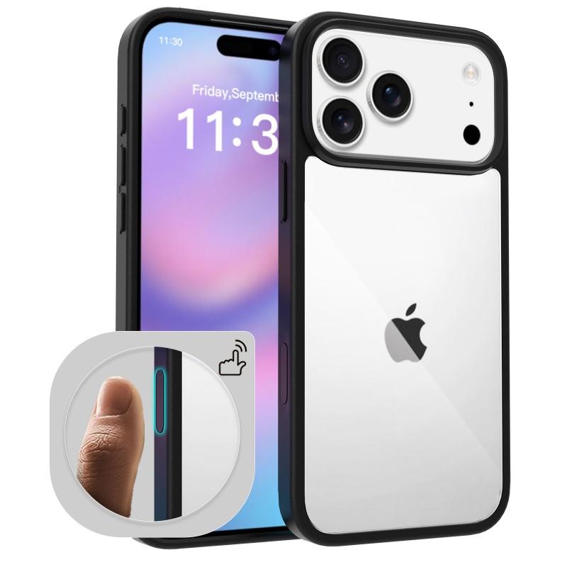 Iphone17promax Transparent Case 14 Skin-feeling Clear Phone 16 Protective Cover