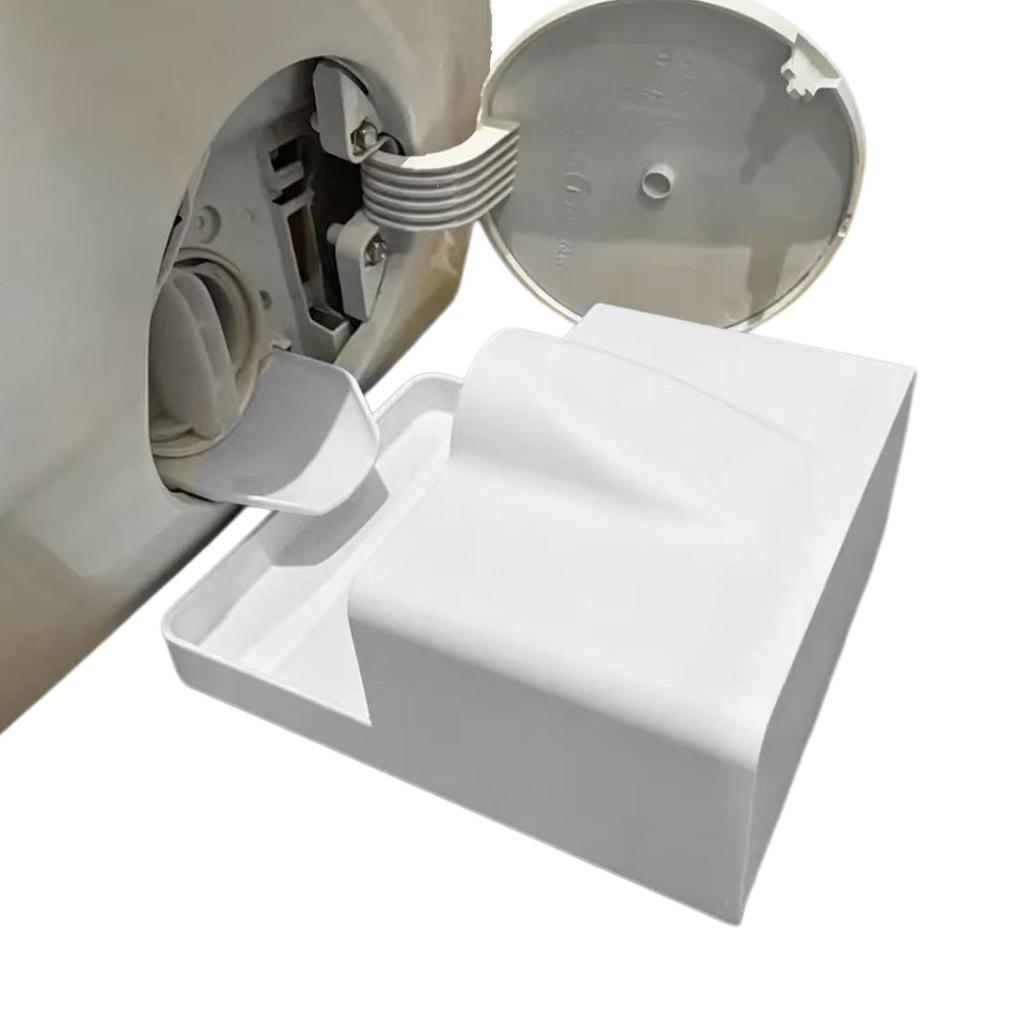 Odkapávací miska pro pračku 3D tisk Odkapávací trychtýř Odkapávací miska pro čištění filtrů na vlákna Zachytávací miska na vodu Zastavuje rozlití na podlahu