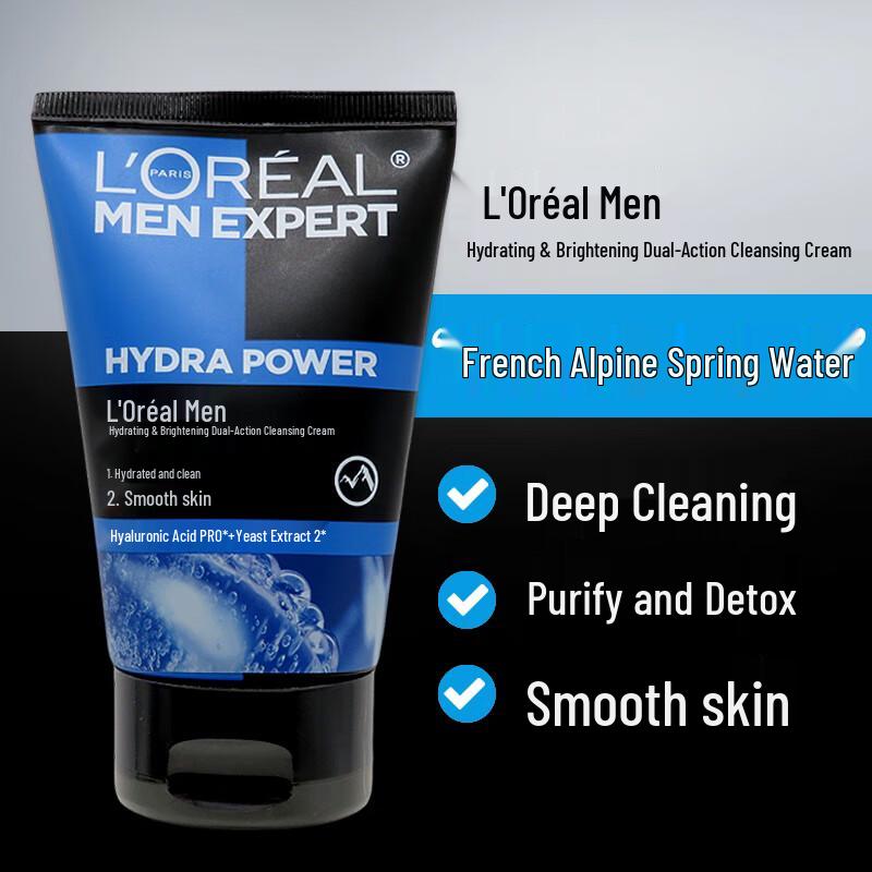 L'Oreal Men Expert Hydra Energetic Double Effect Cleanser