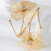 Hot-selling flower bracelet arm bracelet hollow flower bracelet simple design versatile jewelry women's arm
