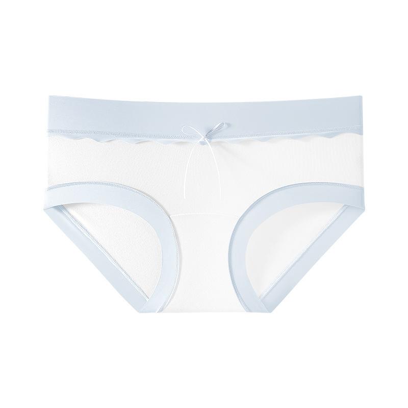Female Summer 10A Mulberry Silk Antibacterial Crotch Breathable Bag Hip Stretch No Trace Briefs