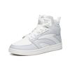 Anta Street Naughty Slip-Resistant Cushioning Wear-Resistant High-Top Skateboard Shoes Men's White Gray Sneakers 112238067-1