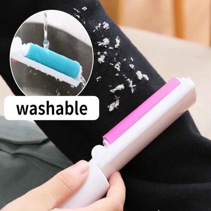 Lint Rollers Water Sticky Pet Hair Remover Dust Catcher Suction Fluff Carpet Wool Sheets Clothes Cleaning Tool Washable Brushes