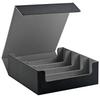 Trading Card Storage Box, Holds 3000+ Cards, Magnetic PU Leather Card Box, Fits for Magic,TCG Card, Sports Cards