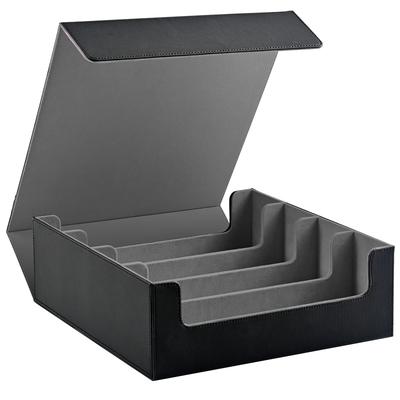 3000+ Cards Storage Box Magnetic PU Leather for Magic TCG Sports Trading Cards