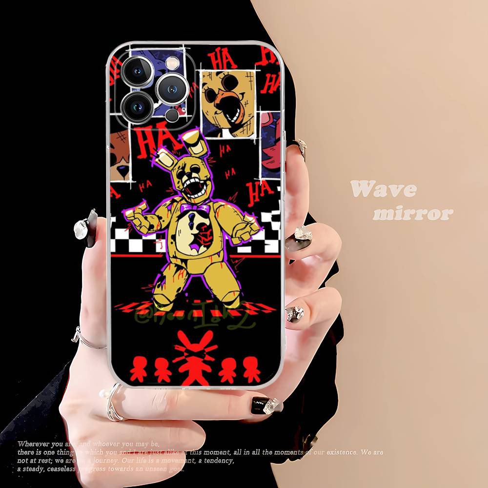

Game Five Nights At Freddys Transparent Soft Phone Case For IPhone 15 12 14 16 17 13 Plus 11 Pro Max 13 Pro iPhone 12 pro