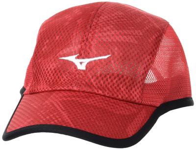 Mizuno Tennis Wear Fit Cap 2021 Diversity Design Hat 62JW1Z03 Red Free Size Circumference (Head 56-60cm)