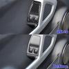 Carbon Fiber Door Window Lift Button Frame Cover For Benz Smart Fortwo 2011-2015