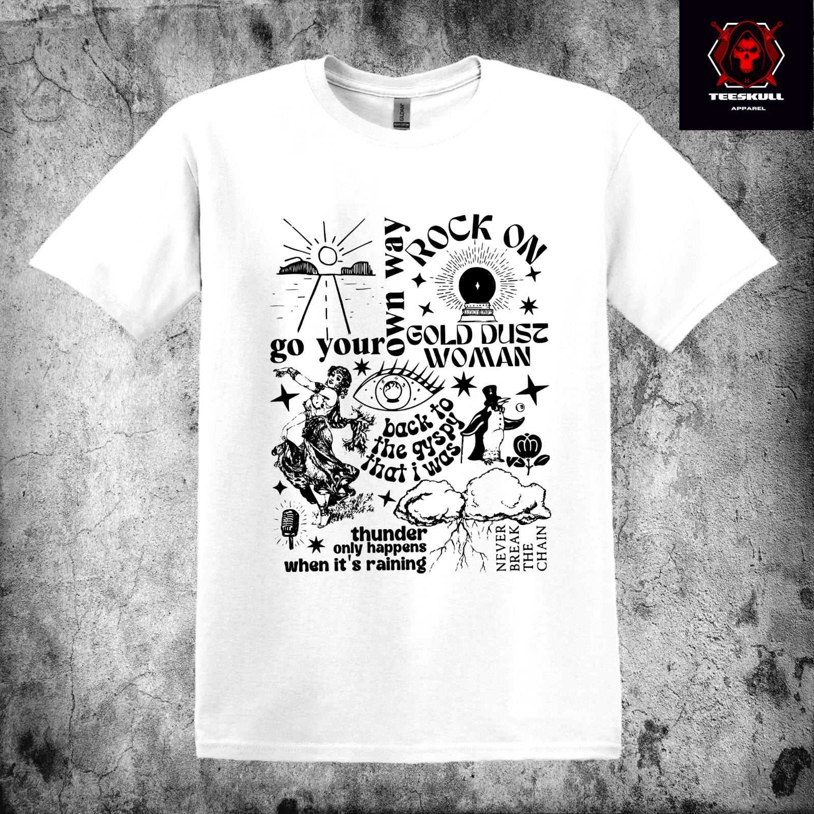 

26 Fleetwood Mac Rock Band Retro Tee Heavy Cotton Unisex T-SHIRT S-3XL Unisex T-Shirt M