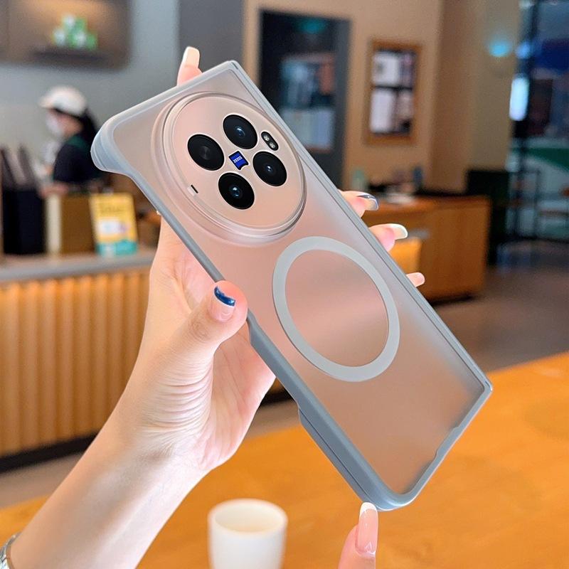 Applicable To Vivoxfold1 Magnetic Mobile Phone Case Skin Matte XFOLD1 Folding Screen Double Central Axis All-inclusive  Case