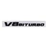 Autocollants 3D pour ailes de voiture, emblème V8 BITURBO, logo pour W463, W222, W204, W205, CLS, W218, C63S, W213, W212, accessoires
