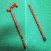 Wooden Handcrafted Hand Painted Walking Stick Cane Foldable 91.44 Cm