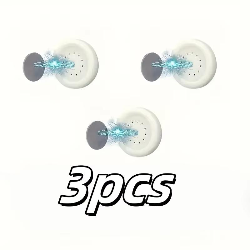 3/6pcs No Drill Magnetic Remote Holder - Wall Mount for TV/AC/DVD Remotes White Space-Saving Design Cup Holders 5
